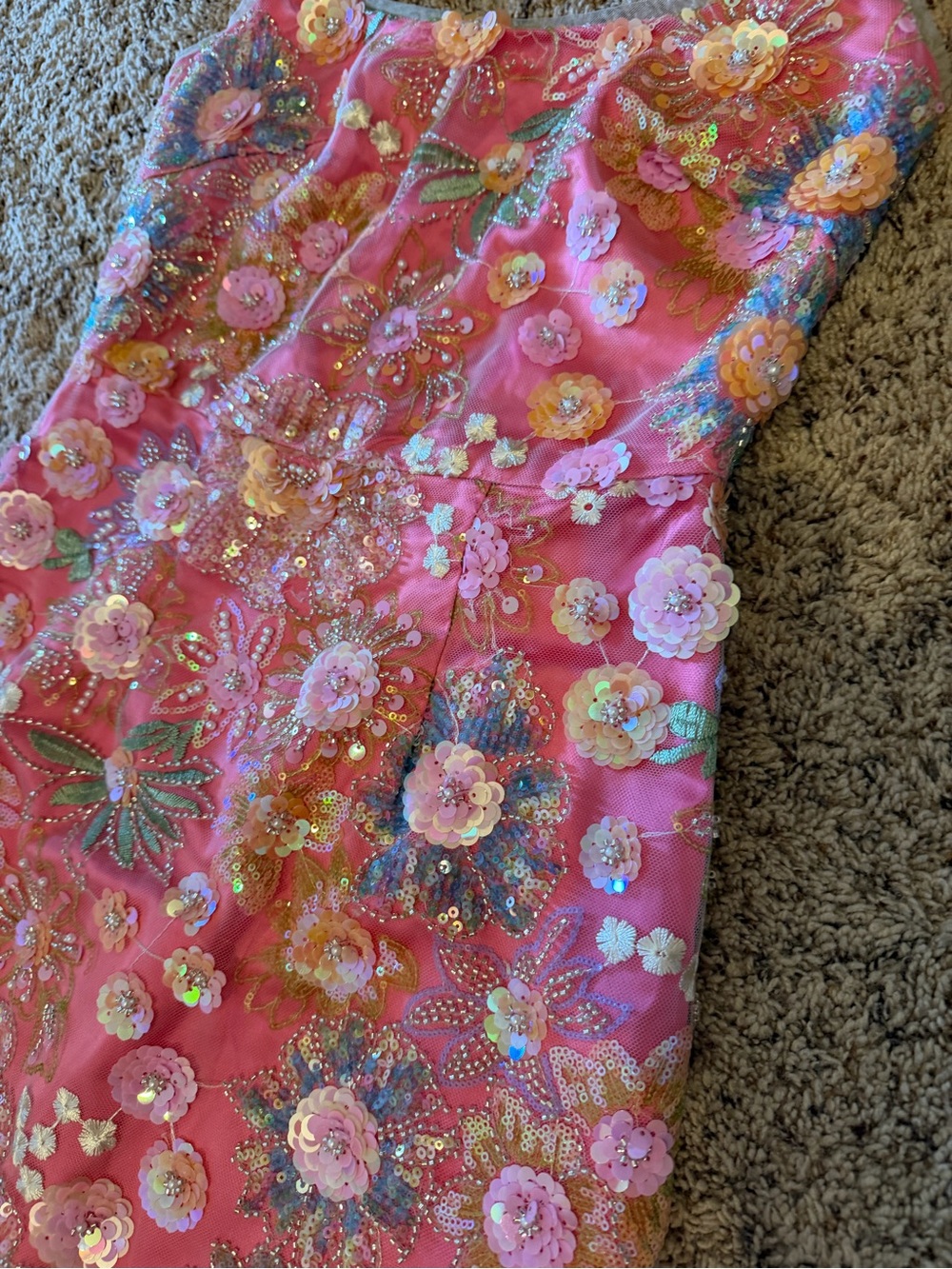 ELLIATT Nathalie Sequin floral gown. Size XS. Worn once. New season!! - Picture 6 of 10